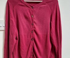 White Stuff burgundy cardigan