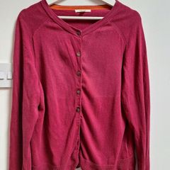 White Stuff burgundy cardigan
