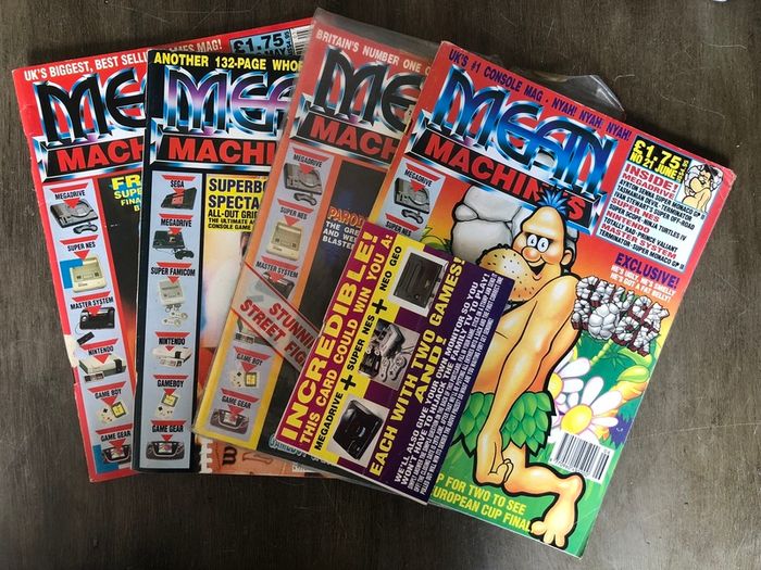 4 x Mean Machines Magazine
