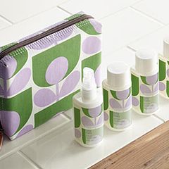 NEW ORLA KIELY Sage Lavender Travel Kit
