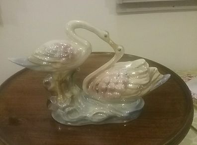Ornamental Pair of Swans