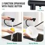 Kitchen Tap with 3 Function Sprayer, Pull Out Kitchen Mixer Tap, 360 Swivel Kitchen Sink Tap, Single Handle Sink Tap for Bathroom or Kitchen, Matt Black Image 2