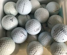 50 used Titleist Pro V1x practice grade golf balls