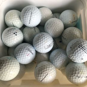 50 used Titleist Pro V1x practice grade golf balls