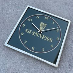 Genuine Guinness Clock in working order c1980s