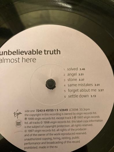 Unbelievable Truth - Almost Here