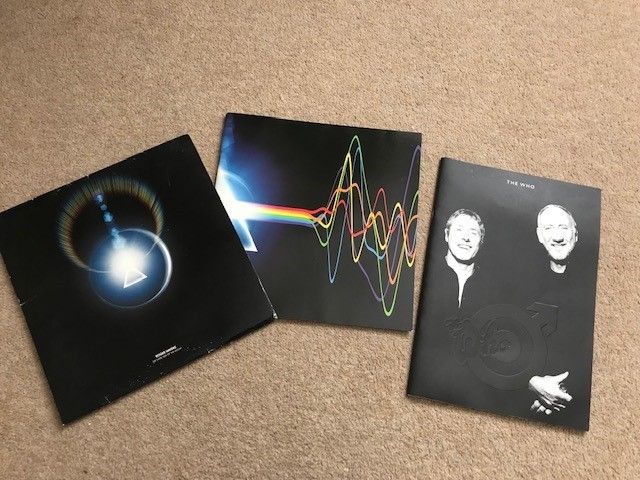 Roger Waters "Dark Side Of The Moon" & The Who Tour Books