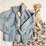 M&S girls cotton dress and denim jacket new with tags bnwt Image 3