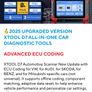 XTOOL D7 All System Car Diagnostic mileage Corection Tools Bidirectional Scanner ECU Coding Automotive Scanner 38+ Services Add FCA Functions Image 5