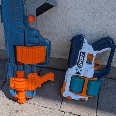 Two Nerf Guns with no bullets