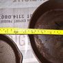 Beautiful Old 3 Cast Iron Skillet Pans and  Lidded Saucepan also 1 Lid for Skillet Pan Postage Available Image 9