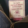 mens FAT FACE jumper sweater top quarter zip navy cotton cashmere blend Size medium Image 6