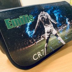 Personalised Cr7 Ronaldo pencil case with your name on it back to school