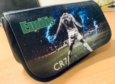 Personalised Cr7 Ronaldo pencil case with your name on it back to school