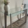 glass hall console table Image 3