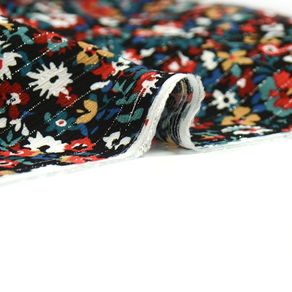 3 metres of viscose and lurex fabric