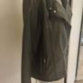 Janina black biker faux leather jacket size UK20 EU48 Postage included Image 3
