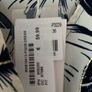 Dress midi navy cream and gold thread detail BNWT Image 3