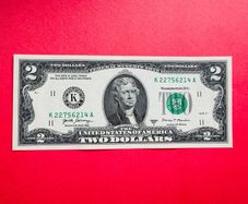 Usa  2  Dollars   2017  . Letter   (  K 11 )  DALLAS  ( Uncirculated )