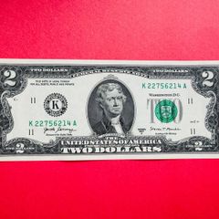 Usa  2  Dollars   2017  . Letter   (  K 11 )  DALLAS  ( Uncirculated )