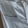 Zip white trousers Size fits 10-12,12 Image 3