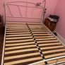 Metal frame king sized bed Image 3