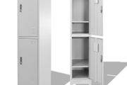 Locker Cabinet with 2 Compartments 38x45x180 cm