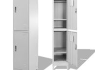 main image for ad Locker Cabinet with 2 Compartments 38x45x180 cm