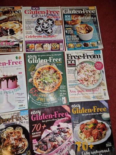 Lot of 17 Gluten Free cooking magazines