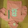 Girls Pink hoodie . Age 7-8 Image 3
