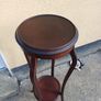 Large Vintage Mahogany Plant Stand Image 6