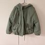 Bershka Green Jacket with logo on the back. EU M Image 2