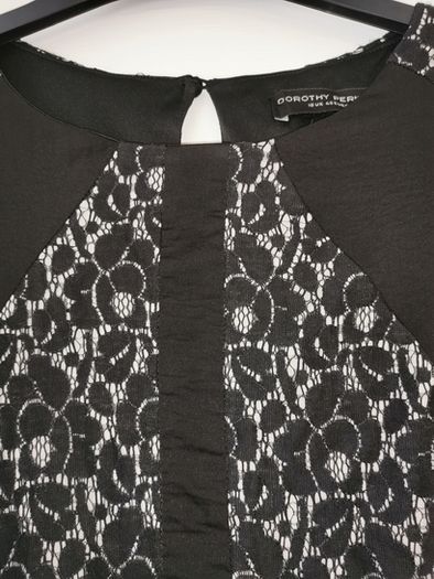 Fabulous Black Dress with Lace size 18