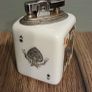 Vintage Japan Dice Porcelain Table Cigarette Lighter Image 2