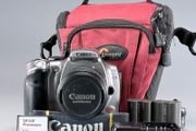 Canon EOS Digital Rebel XT DSLR Camera W/EF 35-80mm Lens
