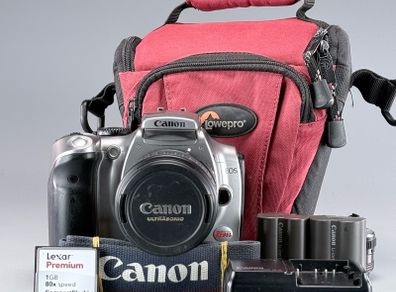 Canon EOS Digital Rebel XT DSLR Camera W/EF 35-80mm Lens
