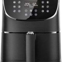 Air Fryers Oven, 5.5L XXL Oil Free Air Fryer 1500W with Rapid Air Technology for Healthy Fast Cooking & 55% Energy-Saving, 11 Presets, LED Onetouch Screen, Nonstick Basket, Dishwasher Safe (FREE POSTAGE)