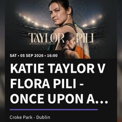 Kate Taylor x 2 Pitchside Tickets