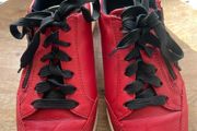 Ara Victoria Women's gore-tex red leather trainers uk 5