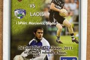2011 Sligo v Laois - GAA Allianz Football League Programme