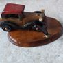 Vintage Wooden Car and Ceramic Birds Pencil/Pen Holders Image 5