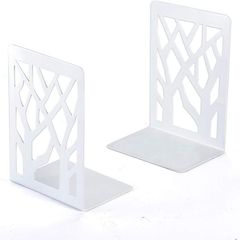 Book Ends, Bookends, Bookends Heavy Duty, Book Ends for Book Shelves, Decorative Metal Book Stopper or Bookworms Gifts, Abstract Desgin Book Dividers Holders Stand for Office, Library