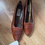Bally Leather Upper and Soles Flat Tan Court  Shoes - Size 40.5 Image 2