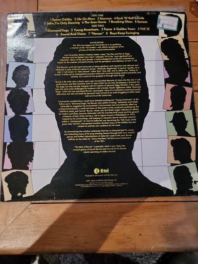 COVER ONLY David Bowie The Best of Bowie LP Cover Only