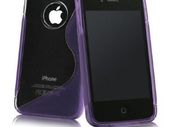 Protective Case S-Line Soft Gel Silicone Cover for iPhone 4 4S + Free Screen Protecor