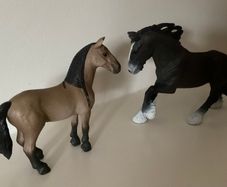 Schleich Pony Club Horse Pony figures x 2