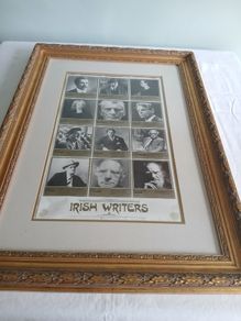Large Gold coloured ornate Picture Frame.
