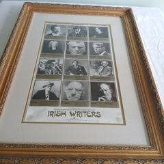 Large Gold coloured ornate Picture Frame.