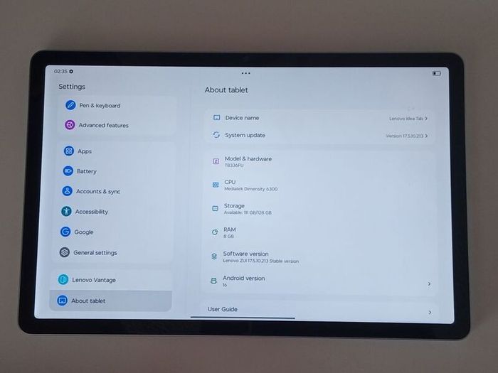 Lenovo idea tab
