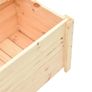 Storage Bench 120 cm Solid Pine Wood Image 6